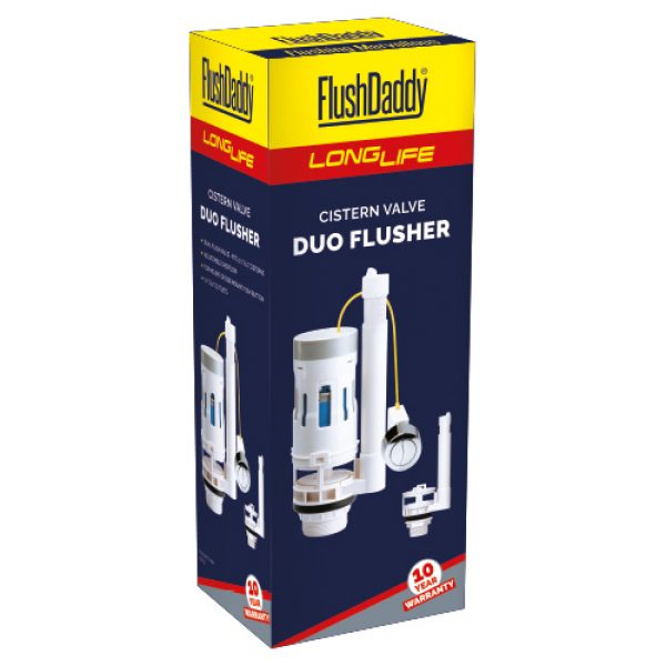 FlushDaddy LongLife Duo Flusher Cistern Valve 
