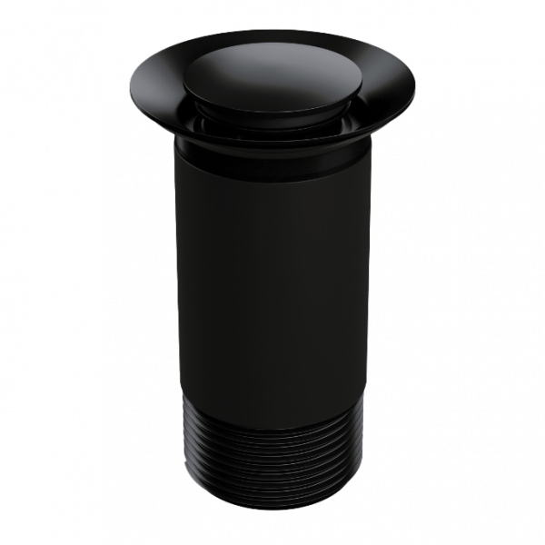 Top-Fix | Basin Click Clack Waste - Unslotted G1 1/4" | Black